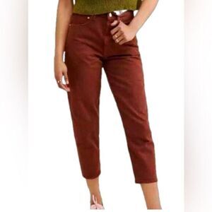 NWT EDWIN Women’s Jeans Anthropologie Anderson Ankle Spice Brown - Size 25
